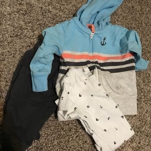 3 month carters boys sets.